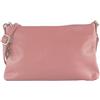 modamoda de T258 - Borsa a tracolla da donna in pelle clutch, 25 x 16 x 3 cm, fatta a mano in Italia, rosa antico, m