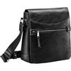 BATA Borsa a tracolla da uomo elegante e funzionale | Ecologica in ecopelle, tasche con zip, tracolla regolabile, due varianti colore disponibili