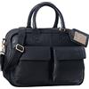 STILORD Carlo Borsa da Ufficio in vera pelle Portadocumenti vintage Valigetta 24 ore ventiquattrore Borsa lavoro Cuoio Uomo Donna Colore:nero