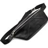 Fa.Volmer ® Borsa a tracolla leggera da donna in vera pelle - spaziosa e robusta tasca sul petto in elegante aspetto | nero o marrone antico