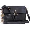 Catwalk Collection Handbags - Borsa a Tracolla Piccola in Vera Pelle - Borsa Messenger Donna - Borsetta con Tracolla Regolabile - Freya