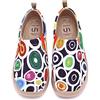 UIN Mocassini Piatti con Serie Floreale da Donna Scarpe Comode da Passeggio