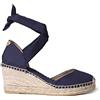 Toni Pons Julia - Espadrillas con Zeppa da Donna in Tinta Unita realizzate in Lino.