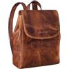 STILORD Hazel Zainetto Elegante Donna Zaino in Pelle Daypack Vintage Zaino Porta PC 13,3 Pollici Piccolo Zaino Casual Zaini da Viaggio in Cuoio Autentico Colore:kara - cognac