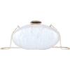HomKuch Donna Shell acrilico clutch borse elegante festa di nozze sera borsa borsa piccole borse a spalla