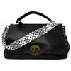 Emila Borsa borchie donna a mano borchiata da lavoro ufficio tipo bag messenger postina grande capiente con tracolla porta documenti shopping shopper ecopelle autunno inverno 2026 2027