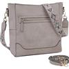 VX VONXURY Borsa a Tracolla Donna, Borsa a Spalla in Pelle Vegan di Mode, Borsa a Secchiello Hobo di Design