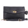 Gigi - Borsa Pochette in Pelle con Tracolla Regolabile - Borsa a Tracolla Piccola da Donna - Borsetta da Sera - 8757G