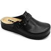 LEON 5000 Zoccoli Sabot Pantofole Scarpe di Pelle, Donna