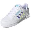 adidas Originals Adidas Continental 80 Stripes J, Scarpe da Ginnastica Basse Unisex - Bambini e Ragazzi, White/White/Pulse Aqua, 38 EU