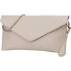 SH Leder Saya G369 - Borsa a tracolla in vera pelle, con catena di trasporto, 31,5 x 16,5 cm
