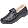 Generisch Scarpe invernali da donna foderate in pelle Loafer eleganti da donna scarpe basse slip on scarpe da ginnastica calde scarpe invernali scarpe termiche autunno inverno stivali antiscivolo per il tempo