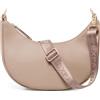 Expatrié Borsa a Tracolla Donna Marrone - Lea Small - Borsa a Spalla Mezzaluna - Crossbody Moon Bag - Marsupio Rotonda in Pelle Vegana - Idrorepellente