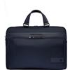 PIQUADRO - Borsa da Lavoro - Porta PC 15,6 - In Pelle e Tessuto - Uomo - Colore Blu