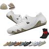 SYT-MD Scarpe Vogany da Donna e da Uomo, Scarpe da Ginnastica Ortopediche Impermeabili e Traspiranti VogLDeck, Scarpe da Ginnastica in Alpaca, Scarpe da Esterno Nevova(White,50)