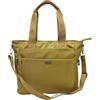 COVERI COLLECTION Borsa Donna in Nylon Impermeabile, Tracolla Regolabile, Tasche Multiple con Zip, Dimensioni 40x13x28 cm Art.CC5056-15 (GIALLO)