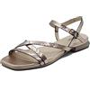 Nero Giardini E307330DE Blade Phard Sandali con Tacchetto Basso per Donna in Pelle Squamata