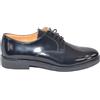 Malu Shoes Scarpe Uomo Stringate Vera Pelle Abrasivato Nero Made in Italy Fondo Antiscivolo Artigianale Cerimonia Elegante Art 014 (41 EU)