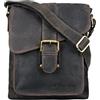 STILORD Mattia Borsa a Tracolla Uomo in Pelle Vintage - Borsa Messenger per Tablet 10,1 & iPad 9,7 - Borsello in Pelle Vera Colore:marrone scuro