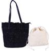 GALPADA 1pezzi Borsa Tracolla Donna in Pizzo Ricamo Coordinato Elegante Borsa Tracolla Per Spesa