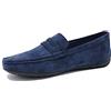 Evoga Mocassini uomo casual eleganti estivi scarpe espadrillas Barca (41, #C3 Blu scuro)