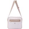 Briciole Borsa A Tracolla Donna Ecopelle Made In Italy Modern 24x29x11 cm 4019 Off White