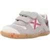 Munich Baby Goal, Scarpe da Ginnastica Unisex-Bambini, Argento, 20 EU