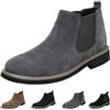 GiJQbFL Scarpe Eleganti da Uomo con Rialzo per l'altezza - Stivali da Cowboy alla Caviglia con Rialzo Invisibile 2,36 Lavoro da Passeggio e Guida per Matrimoni e uffici