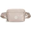 Kipling ABANU MULTI Piccola borsa a tracolla trasformabile in marsupio, Metallic Glow (Argento)