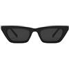 Generic Occhiali Da Sole Da Donna Decorativi For Esterni Con Montatura Piccola, For Vacanze, Sport, Shopping, Uomo(Black)
