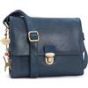 Catwalk Collection Handbags - Borsa a Tracolla in Pelle - Messenger Bag Media - Borsa a Mano Donna Formato A5 - Diana