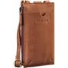 STILORD 'Tali' Pochette Porta Cellulare Pelle Borsa Tracolla Piccola con Portafoglio Crossbody Bag con Mini Borsa Donna Card Holder Vera Pelle, Colore:mocca - marrone scuro