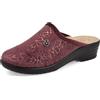Fly Flot Ciabatta Donna in Morbida Microfibra, Sottopiede Imbottito Anti-Shock in Pelle, Suola in Poliuretano Piumatec 4,5cm