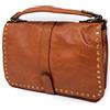 Emila Borsa cuoio con tracolla borchie da donna ragazza borsetta a mano borchiata postino lavoro passeggio giorno sera maniglia polso di tendenza Cuoio primavera estate 2026
