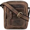 STILORD Jamie Borsa da Uomo in Pelle - Perfetta per Viaggi & Uso Quotidiano - Piccola Messenger Bag Vintage per iPad 9,7 Pollici - Moderna Borsa a Tracolla per Uomo Colore:calais - marrone