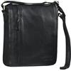 STILORD Paul Borsa a tracolla in pelle Messenger uomo donna vintage Borsa per l'università documenti A4 Borsello grande formato verticale in vero cuoio Colore:nero