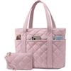 LOVEVOOK Borsa shopper da donna, leggera, buffer Tote Bag borsa da lavoro, borsa a tracolla per computer portatile, borsa a tracolla per insegnanti, borsa a mano da donna, per università, ufficio