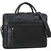 STILORD 'Syd' Borsa Business Pelle Uomo Donna per Portatile 13-14 Pollici Borsetta a Tracolla Vera Cuoio Cartella Vintage per Lavoro Viaggi e Ufficio, Colore:nero