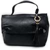 Emila Borsa nera donna a mano con tracolla da lavoro ufficio tipo bag messenger postina grande capiente porta documenti shopping shopper ecopelle Nero primavera estate 2026