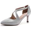 HIPPOSEUS Donna Scarpe Eleganti Decollete con Tacco a Spillo e Punta,Modello 816