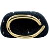 Boutique De FGG Pochette da donna con strass, borsa da sera formale con cristalli scintillanti, pochette da matrimonio, mini, nero, Mini