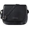 STILORD "Savannah" Borsetta Donna Tracolla Pelle Stile Vintage Borsa Sottile Pratica Classica con Cerniera in Cuoio Colore:marrone medio