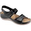 Ledi 410-10 Anatomic Sandali Zoccoli Sabot Pantofole Scarpe di Pelle, Donna, Nero, EU 39