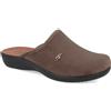 Fly Flot Ciabatta Donna Invernale in Velluto con Sottopiede Imbottito Antishock in Pelle