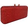 Boutique De FGG Strass Borse Da Sera Donne Cristallo Pochette e Clutch Borsa Matrimonio Strass Borsa Del Partito Diamante Borsa, Piccolo