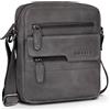 ROYALZ Oregon Borsa Tracolla Uomo Pelle Piccola - Borsa Uomo Vera Pelle Vintage, Borsello Uomo Compatto, Tracolla Uomo in Pelle, Messenger Bag Uomo
