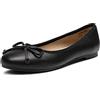 DREAM PAIRS Scarpe Basse Balletto Donna,Nero,38
