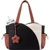 LOVEVOOK Borsa Donna Grande, Borsa Università Borsa da Lavoro, Borse porta PC 17 Pollici Tote Bag Tracolla per Ufficio Scuola