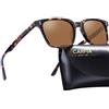 Carfia Vintage Polarizzati Occhiali da Sole da Uomo Protezione UV400 CA5354 | Telaio Acetato Stile Classico Elegante e Alla Moda, ipoallergenico e delicato sulla pelle, Cerniere in metallo rinforzato
