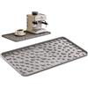 Generisch Sottopiano per Macchina da Caffè | Tappetino Antiscivolo e Termoprotettore | 40x20 cm in Silicone per Tavolo da Caffè, Piano di Appoggio, Cucina, Tavolo da Pranzo, Bar, Soggiorno